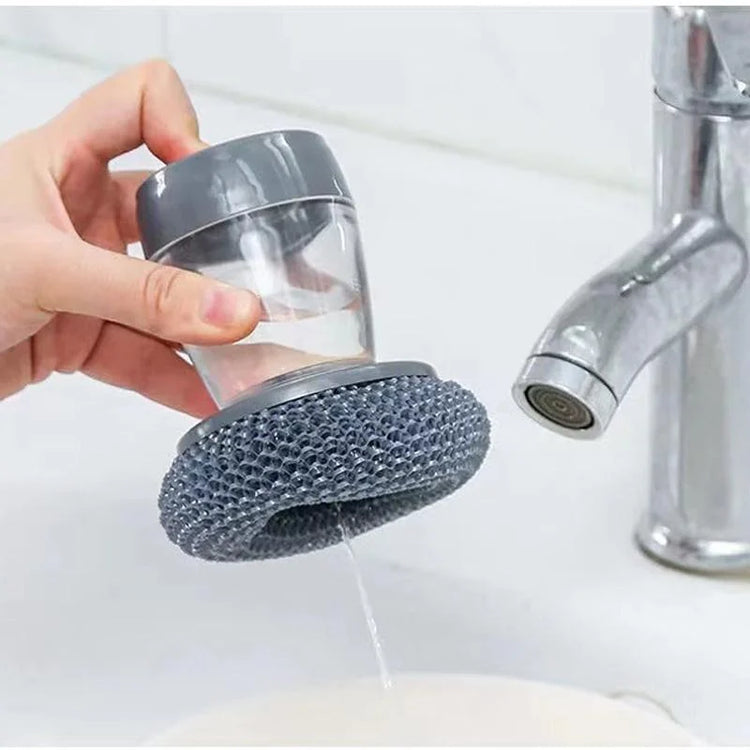 Brosse de cuisine avec distributeur de savon intégré. La livraison est offerte !