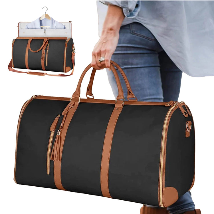 Ingénieux sac de voyage Premium transformable en housse, nombreux compartiments, ultra-léger, résistant à l'usure, format idéal de 52 cm, ergonomique avec bandoulière. La livraison prioritaire est offerte !