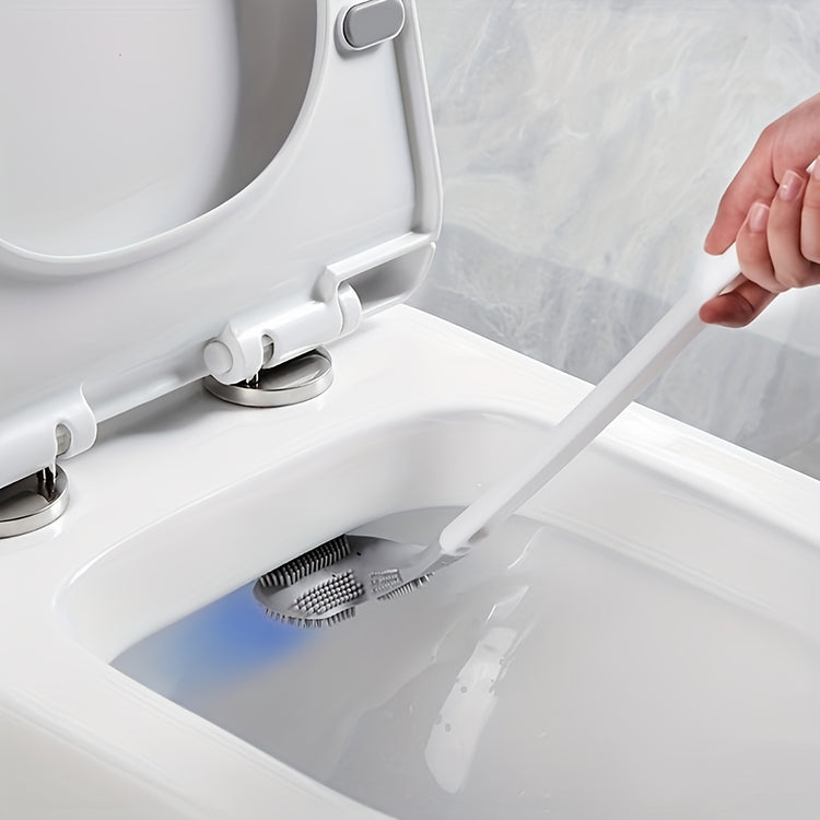Brosse WC en silicone avec tête de golf, ingénieuse, pratique, hygiénique, design moderne, pour un nettoyage immaculé. La livraison est offerte!