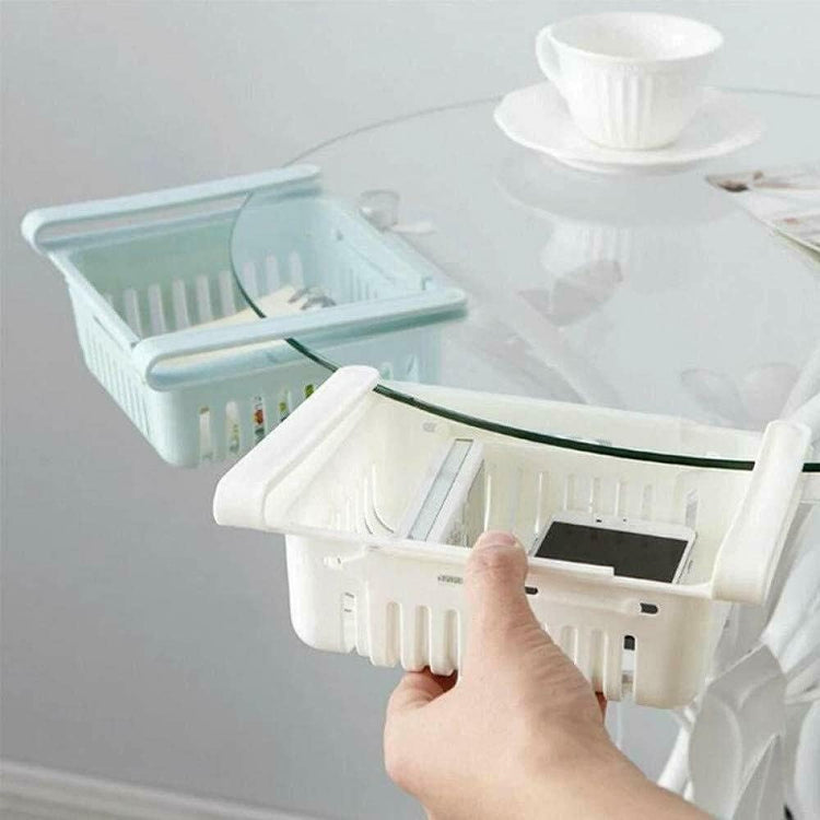 Joli tiroir de rangement pour réfrigérateur, extensible jusqu'à 28,5cm, un essentiel pour bien organiser vos aliments! La livraison est offerte !