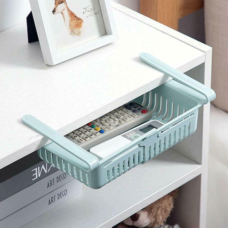 Joli tiroir de rangement pour réfrigérateur, extensible jusqu'à 28,5cm, un essentiel pour bien organiser vos aliments! La livraison est offerte !