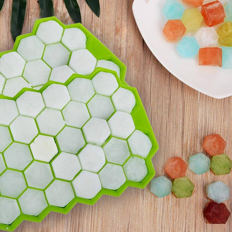 Bac à glaçons créatifs en silicone ultra souple de qualité alimentaire, avec couvercle, empilable et sans BPA. La livraison prioritaire est offerte!