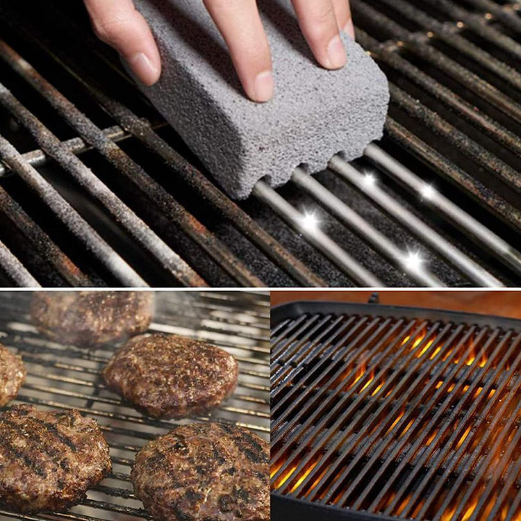 Miraculeuses briques de nettoyage pour barbecue. Également efficaces pour les dépôts de calcaire, la rouille et la corrosion (cuisine et salle de bain). Première qualité. La livraison est offerte!