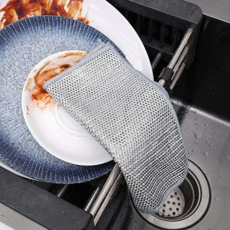 Chiffons magiques à récurer, anti-rayures, efficaces, économiques et réutilisables. Qualité Premium : Épaissis, denses et double face. La livraison est offerte!