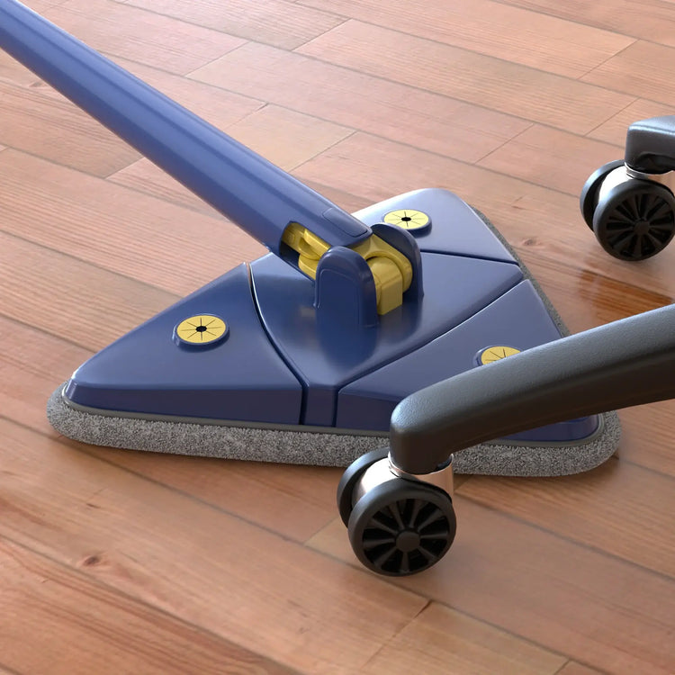 Ingénieuse serpillière rotative à 360°, pliable et téléscopique, avec 3 chiffons en microfibre ultra-épais. La livraison est offerte.