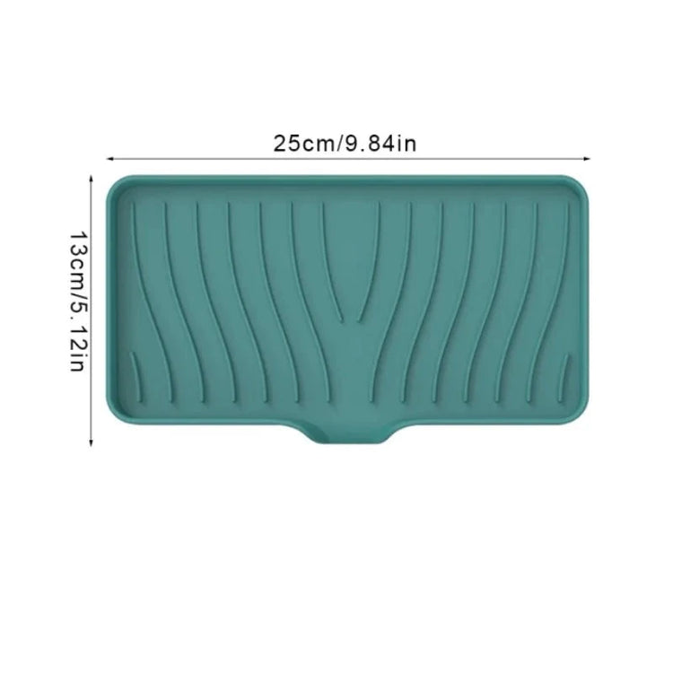 Porte-savon et porte-éponges en silicone avec système auto-drainant, anti-fondant et antidérapant, idéal pour salle de bain, baignoire et cuisine, matériaux durables et polyvalence accrue. La livraison est offerte !