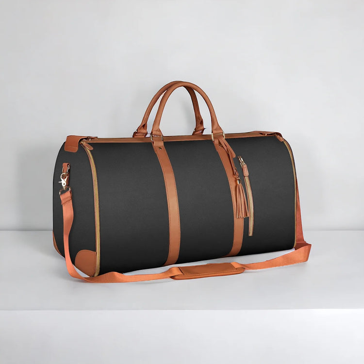 Ingénieux sac de voyage Premium transformable en housse, nombreux compartiments, ultra-léger, résistant à l'usure, format idéal de 52 cm, ergonomique avec bandoulière. La livraison prioritaire est offerte !