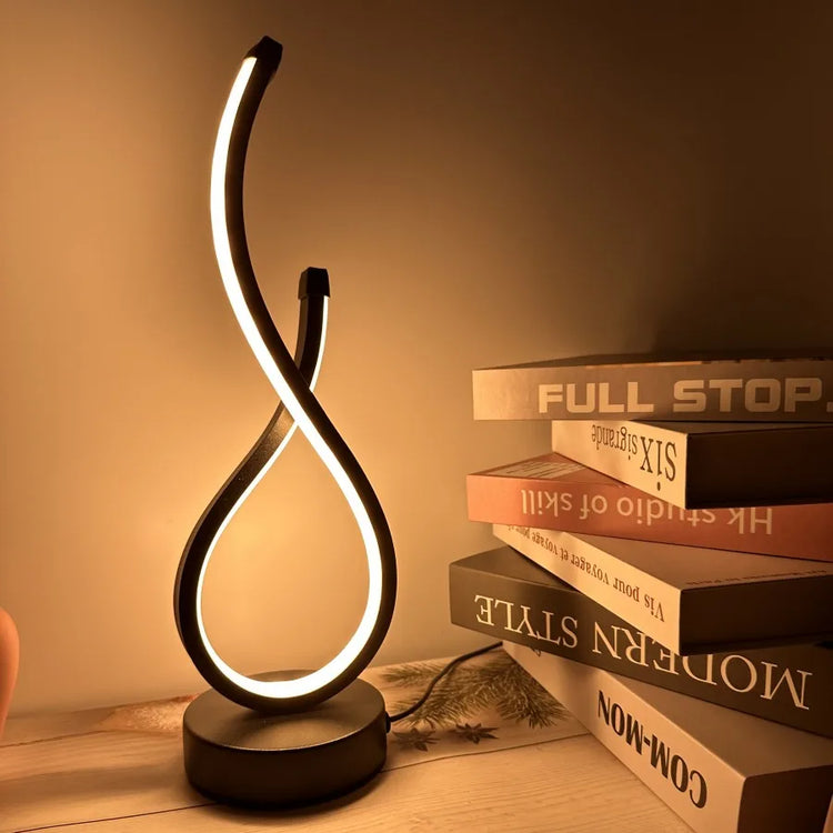 Magnifique lampe de table LED au design Art Déco – Intensité réglable – Éclairage d’ambiance avec 3 niveaux de blancs. La livraison prioritaire est offerte !