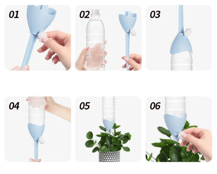 Goutteur d’arrosage automatique pour plantes – Débit réglable – Irrigateur à infiltration pour fleurs et jardinières - Système d’arrosage automatique à infiltration lente. La livraison prioritaire est offerte !