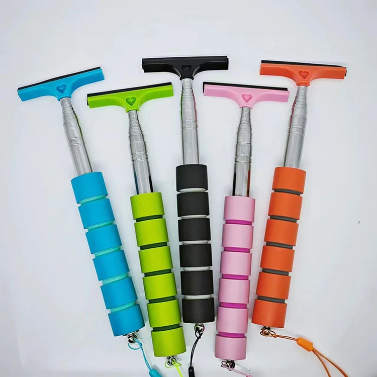 Ingénieuse raclette télescopique anti-pluie pour rétroviseur – Visibilité instantanée, sans traces, manche extensible jusqu'à 98 cm, 5 couleurs disponibles. La livraison prioritaire est offerte !