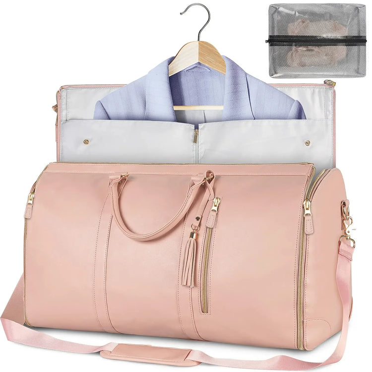 Ingénieux sac de voyage Premium transformable en housse, nombreux compartiments, ultra-léger, résistant à l'usure, format idéal de 52 cm, ergonomique avec bandoulière. La livraison prioritaire est offerte !