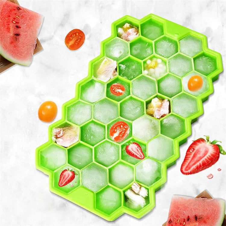 Bac à glaçons créatifs en silicone ultra souple de qualité alimentaire, avec couvercle, empilable et sans BPA. La livraison prioritaire est offerte!