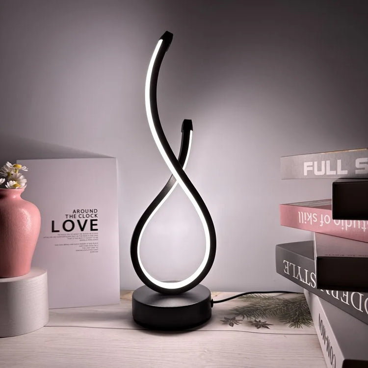 Magnifique lampe de table LED au design Art Déco – Intensité réglable – Éclairage d’ambiance avec 3 niveaux de blancs. La livraison prioritaire est offerte !