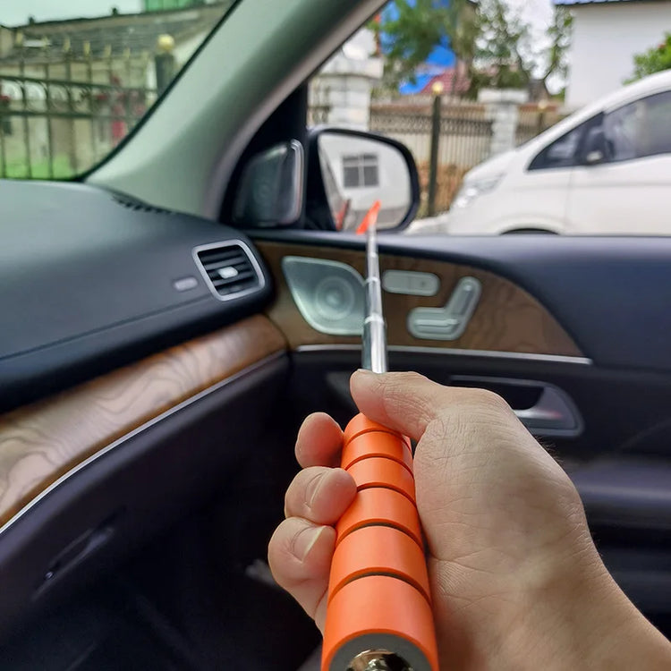 Ingénieuse raclette télescopique anti-pluie pour rétroviseur – Visibilité instantanée, sans traces, manche extensible jusqu'à 98 cm, 5 couleurs disponibles. La livraison prioritaire est offerte !