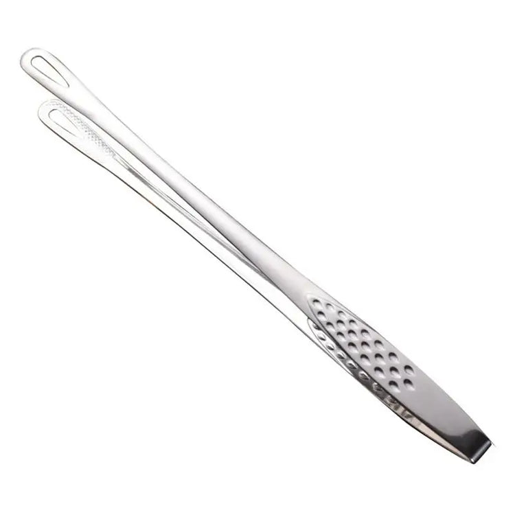 Pince de cuisine haut de gamme en acier inoxydable munie d'une poignée antidérapante. La livraison est offerte !