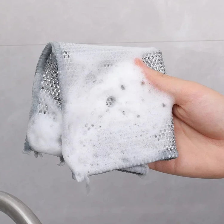 Chiffons magiques à récurer, anti-rayures, efficaces, économiques et réutilisables. Qualité Premium : Épaissis, denses et double face. La livraison est offerte!