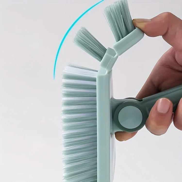 Brosse de nettoyage pour salle de bain et douche avec long manche de 95cm, tête flexible, 180°, idéale pour les sols, murs et autres surfaces, agréable à manipuler, parfaite pour tous vos besoins en nettoyage. La livraison prioritaire est offerte !