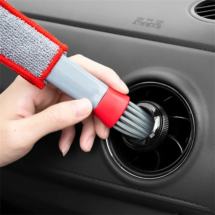 Indispensable brosse de nettoyage pour bouches d’aération de voiture, accessoire intérieur multi-usage, brosse pratique. La livraison prioritaire est offerte !
