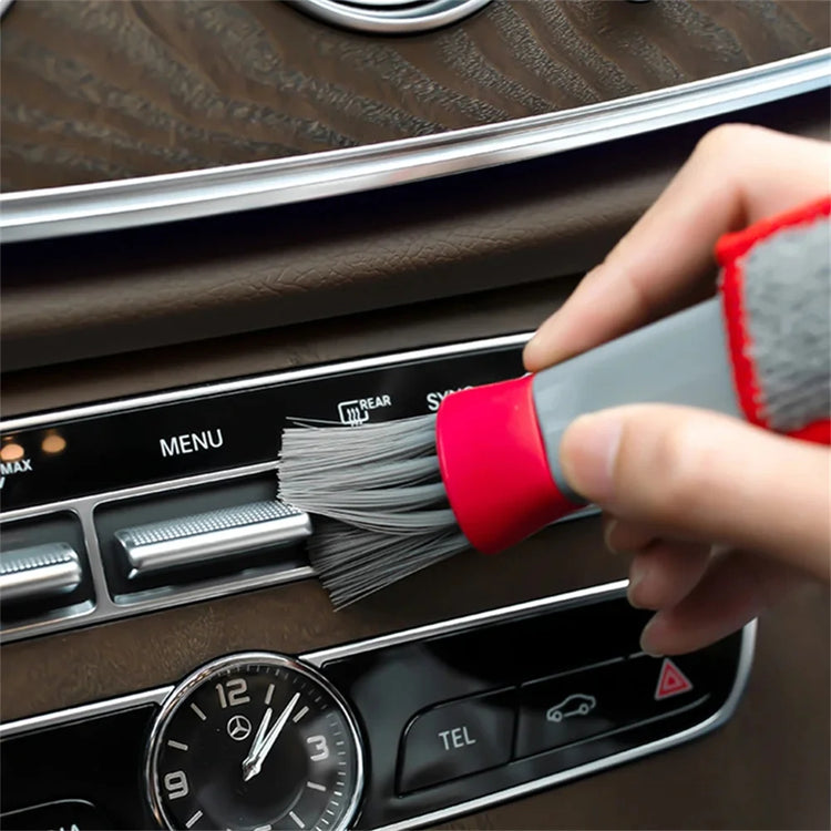Indispensable brosse de nettoyage pour bouches d’aération de voiture, accessoire intérieur multi-usage, brosse pratique. La livraison prioritaire est offerte !