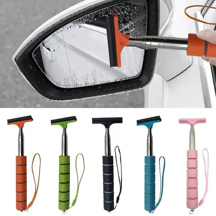 Ingénieuse raclette télescopique anti-pluie pour rétroviseur – Visibilité instantanée, sans traces, manche extensible jusqu'à 98 cm, 5 couleurs disponibles. La livraison prioritaire est offerte !