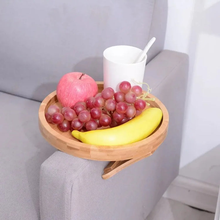 Ingénieux plateau de canapé en bois pliable – Ultra stable, sans montage, antidérapant, s’adapte à tous les accoudoirs (7 à 30 cm). La livraison prioritaire est offerte !