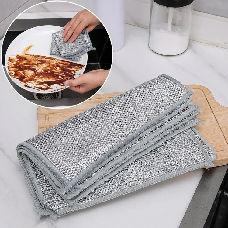 Chiffons magiques à récurer, anti-rayures, efficaces, économiques et réutilisables. Qualité Premium : Épaissis, denses et double face. La livraison est offerte!