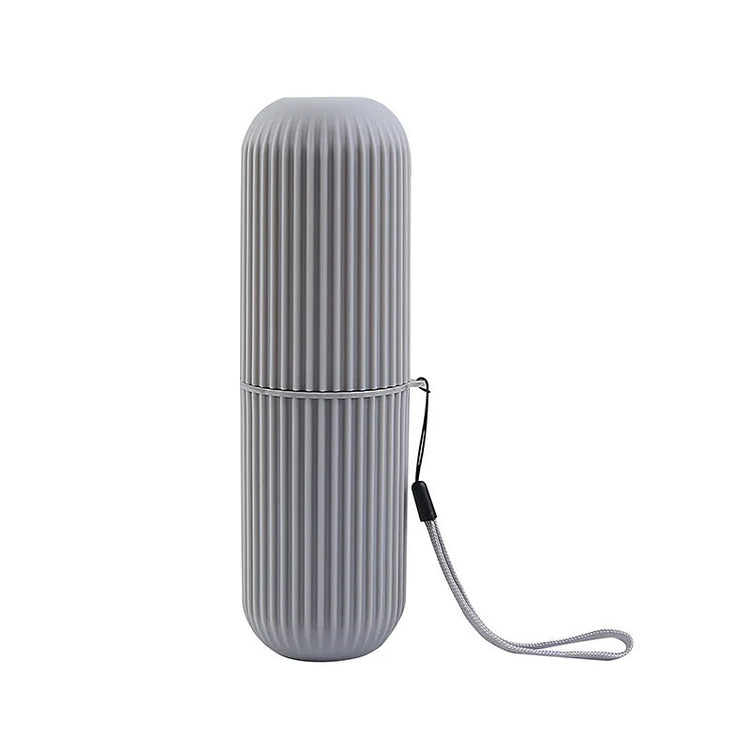 Superbe étui pour brosse à dents et dentifrice, boîtier de protection de voyage ou camping, protège de la saleté et des chocs, 2 gobelets de rinçage. La livraison prioritaire est offerte !