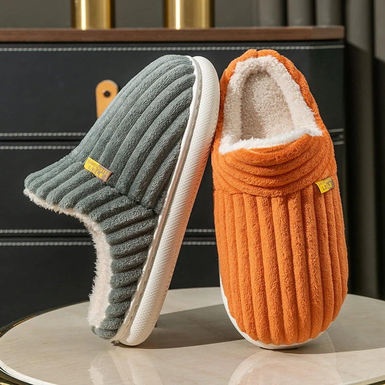 Fabuleux chaussons ultra douillets, doublés en peluche, chauds et ultra moelleux, antidérapants, parfaits pour un usage intérieur décontracté et des moments de confort absolu. La livraison prioritaire est offerte !