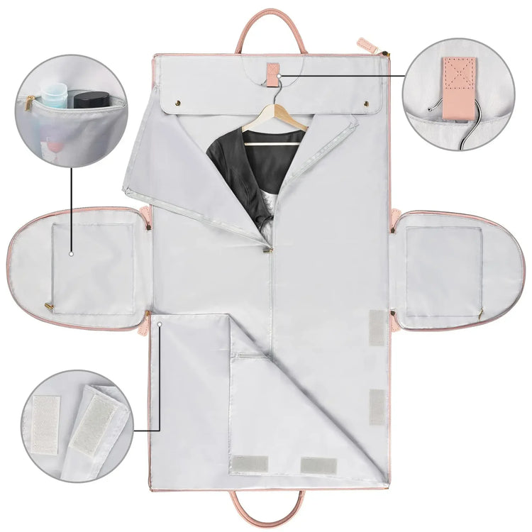 Ingénieux sac de voyage Premium transformable en housse, nombreux compartiments, ultra-léger, résistant à l'usure, format idéal de 52 cm, ergonomique avec bandoulière. La livraison prioritaire est offerte !