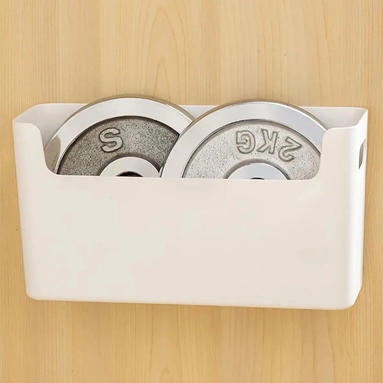 Panier de rangement 25x8cm, fixation aisée sans perçage, optimisez votre espace, parfait pour vos indispensables du quotidien. La livraison est offerte !