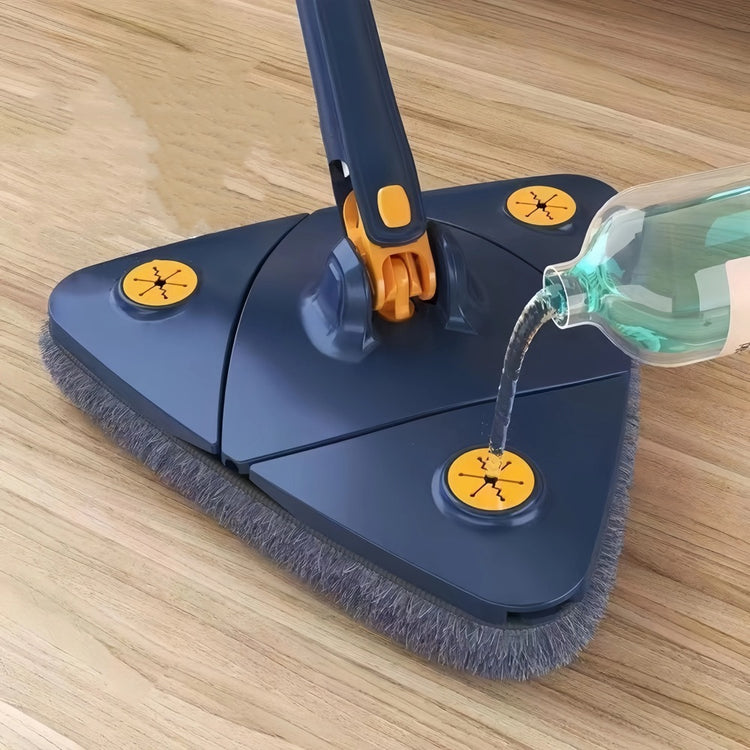 Ingénieuse serpillière rotative à 360°, pliable et téléscopique, avec 3 chiffons en microfibre ultra-épais. La livraison est offerte.