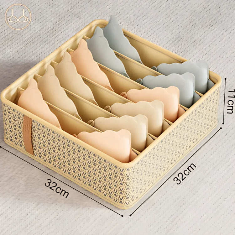 Magnifiques paniers de rangement pour sous-vêtements, chaussettes, soutien-gorges, leggings, t-shirts, chemisiers, et plus encore! Conception élégante, soignée et tendance. La livraison est offerte !