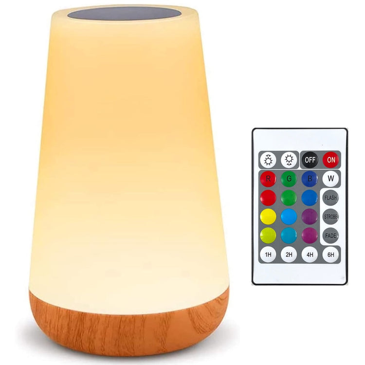 Ingénieuse lampe magique, 5 niveaux de lumière blanche chaude, 13 couleurs, luminosité réglable, 256 ambiances, télécommande, en mode batterie rechargeable ou branchée via USB. Voilà la petite lampe parfaite. La livraison est offerte !
