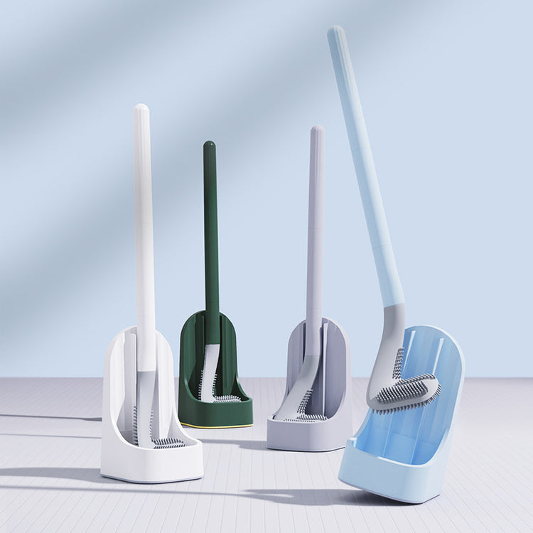 Brosse WC en silicone avec tête de golf, ingénieuse, pratique, hygiénique, design moderne, pour un nettoyage immaculé. La livraison est offerte!