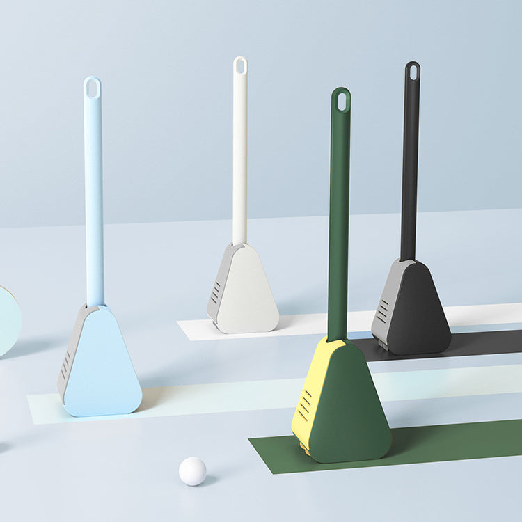 Brosse WC en silicone avec tête de golf, ingénieuse, pratique, hygiénique, design moderne, pour un nettoyage immaculé. La livraison est offerte!