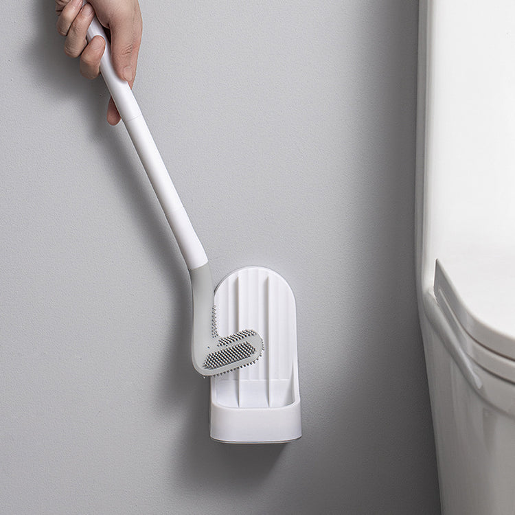 Brosse WC en silicone avec tête de golf, ingénieuse, pratique, hygiénique, design moderne, pour un nettoyage immaculé. La livraison est offerte!