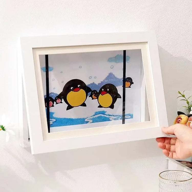 Fabuleux cadre artistique à rabat magnétique format A4 (34 x 25 cm), support de rangement mural pour photos, peintures, reproductions, souvenirs, dessins d’enfants, jusqu’à 100 images. Livraison prioritaire offerte !
