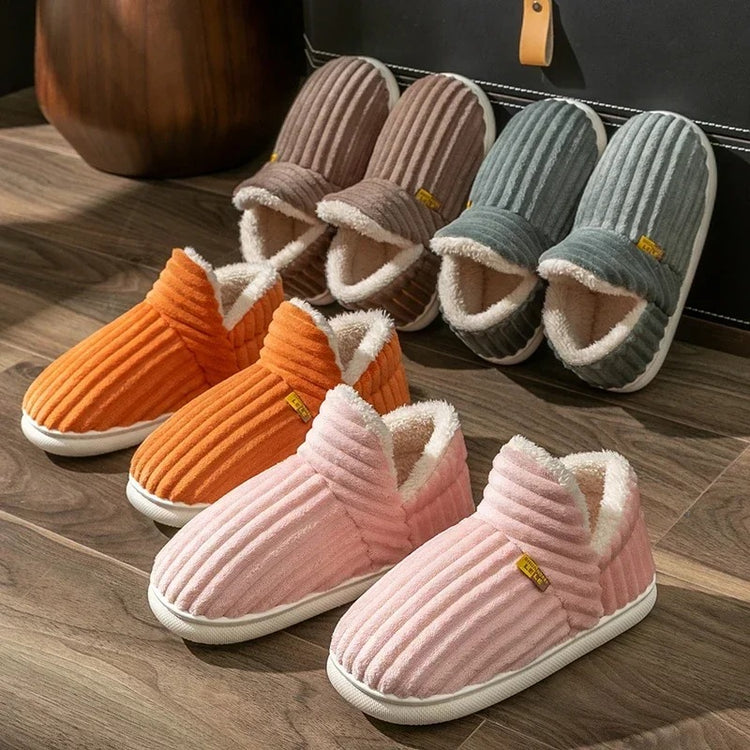 Fabuleux chaussons ultra douillets, doublés en peluche, chauds et ultra moelleux, antidérapants, parfaits pour un usage intérieur décontracté et des moments de confort absolu. La livraison prioritaire est offerte !