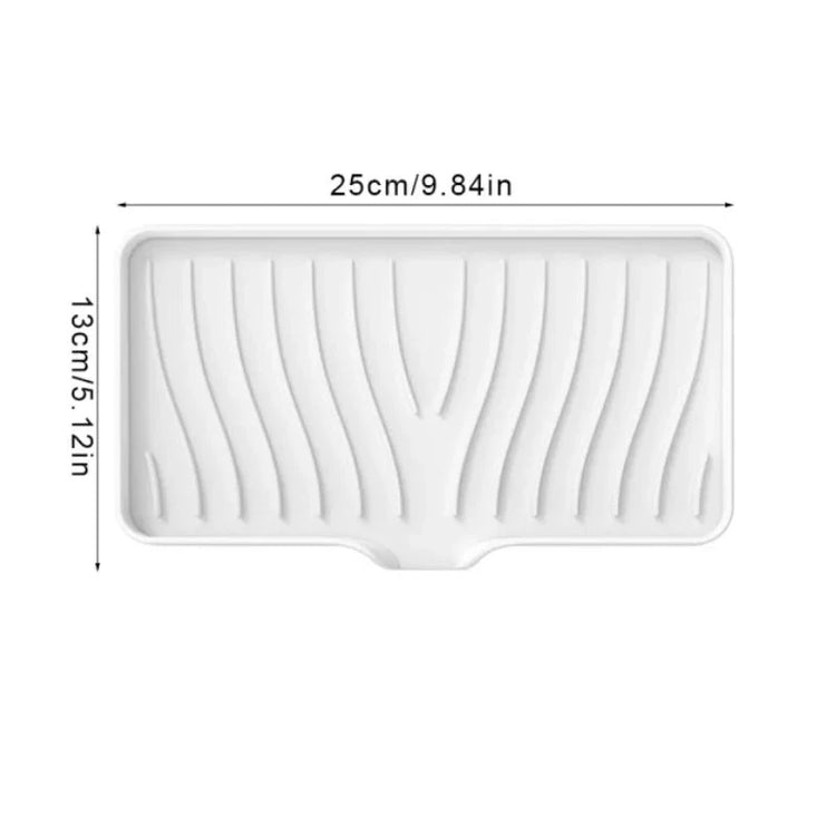 Porte-savon et porte-éponges en silicone avec système auto-drainant, anti-fondant et antidérapant, idéal pour salle de bain, baignoire et cuisine, matériaux durables et polyvalence accrue. La livraison est offerte !