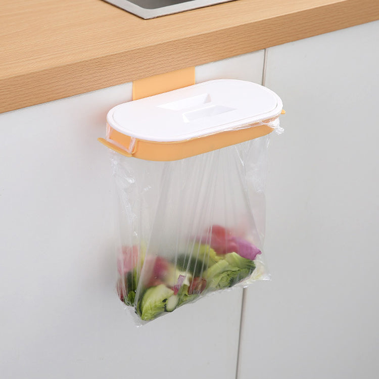 Porte-sacs de poubelle à mécanisme pratique, hermétique et ingénieux