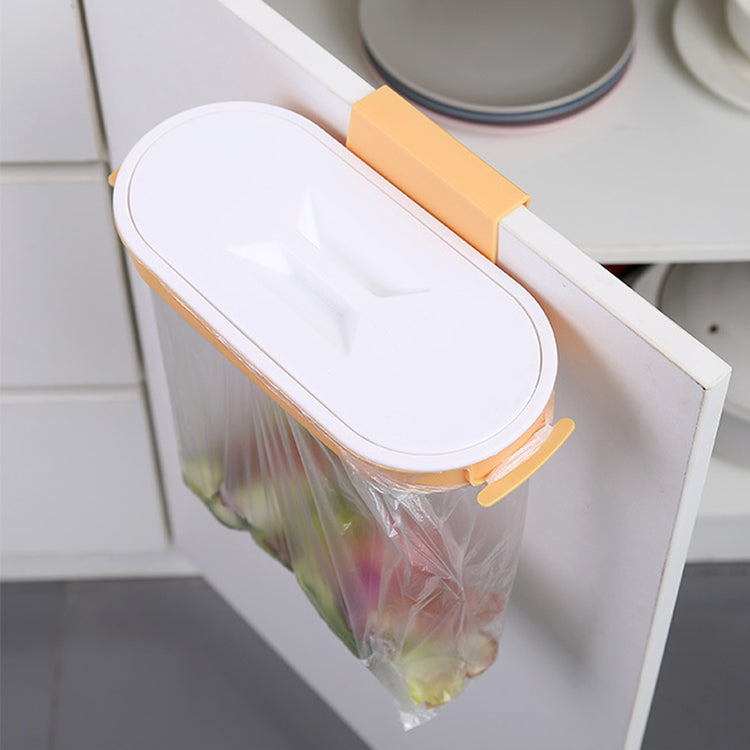 Porte-sacs de poubelle à mécanisme pratique, hermétique et ingénieux
