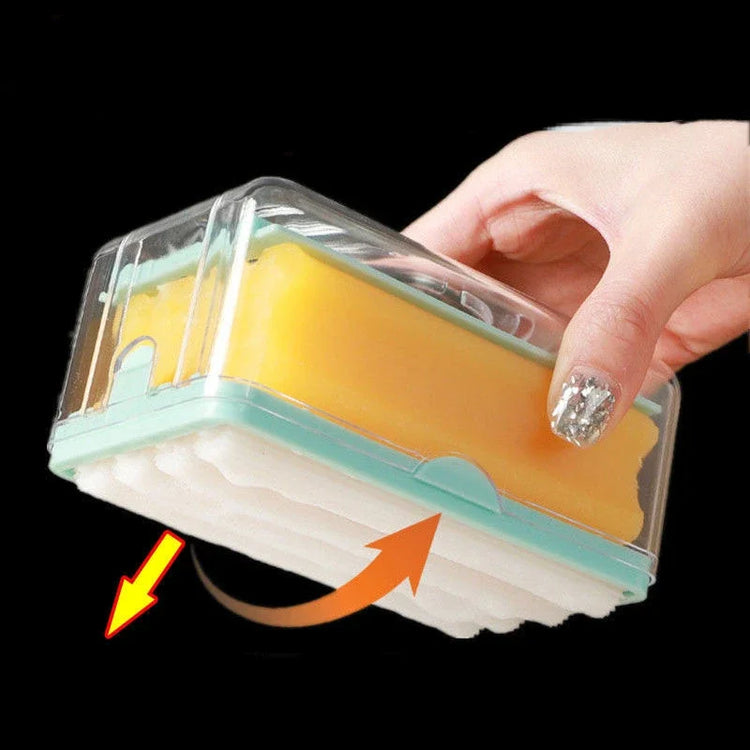 Boîte à savon moussante auto-moussante – Économie maximale, mousse abondante et hygiène parfaite sans gaspillage ! La livraison prioritaire est offerte !