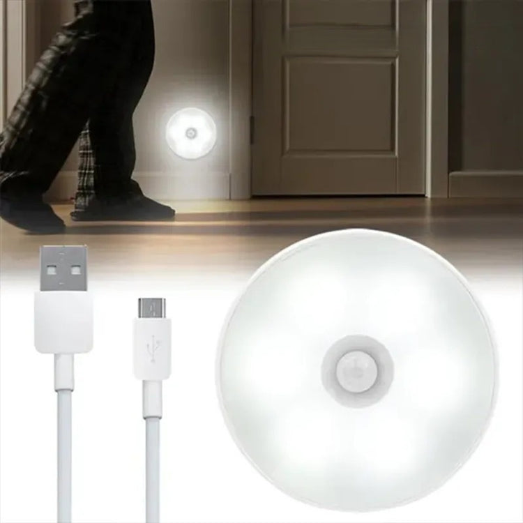 Veilleuse magique à capteur de mouvements, lampe sans fil automatique, pour couloir, cuisine, escalier, chambres, éclairage d'armoire, lumière de nuit. Charge très longue durée. La livraison est offerte!